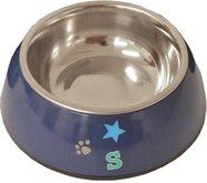 Lief! Voerbak Rvs / Plastic Boys Blauw - 22 CM