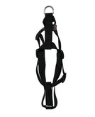 Martin sellier tuig voor hond basic nylon zwart 25 mmx70-90 cm