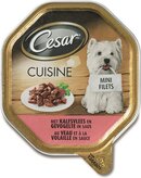 Cesar Cuisine - Mini Filets - Kalf/Gevogelte in Saus - Hondenvoer - 12 x 150 g