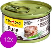 Gimdog Little Darling Pure Delight 85 g - Hondenvoer - 12 x Kip&Rund
