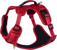 Rogz Explore Tuig Gevoerd Rood - Hondenharnas - 53-73 cm
