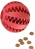 Langzame Voedingsbal - Hondenspeelgoed - Rood - 7 cm