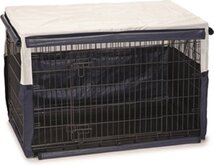 Beeztees benchhoes Benco beige/blauw 109 x 69 x 75