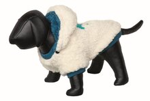 Nobby - Hondenjas Teddy - Wit/blauw - 32 cm