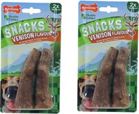 Nylabone gezonde harde snack hert M 2x - per 2 verpakkingen