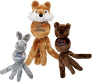Kong Wubba Friend - Hondenspeelgoed - Grijs - 10,2 x 7,9 x 2,6 cm