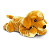 Grote blonde labrador knuffel 120 cm