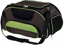 Trixie Airline Wings Hondentas - Bruin/Groen - 28 x 23 x 46 cm