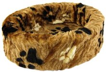 Petcomfort Hondenmand/Kattenmand - Pootprint - Bruin - 56 x 40 x 13 cm