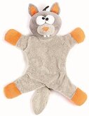 Happy pet freaky flatliner pluche eekhoorn grijs / oranje