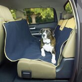 Bergan - Beschermhoes voor de achterbank - 163x150cm - Navy/sand
