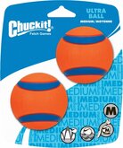 Chuckit Ultra Ball Hondenspeelgoed - Oranje - M - 2 stuks
