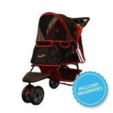 Hondenbuggy All Terrain Rood/Zwart