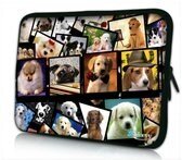 Laptophoes 11,6 collage hondjes - Sleevy