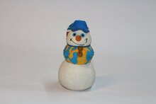 LATEX HONDENSPEELTJE SNEEUWPOP