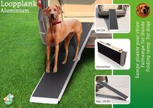 HondenLoopplank aluminium anti-slip 183 cm, max.100 kg.