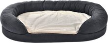 Adori Orthopedische Mand Hampton Grijs&Wit - Hondenmand - 120x75x24 cm