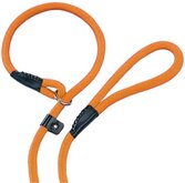 Nobby fun retriever lijn lijn en halsband in 1 oranje 0,9 x 170 cm - 1 st