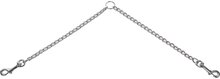Flamingo Hondenlijn Koppelketting - 60 cm - Zilver