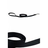 Nylon Hondenriem Zwart 120 cm x 25 mm