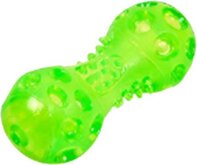 Groene halter met piep geluid