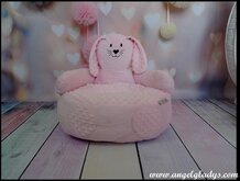 Hondenkussen Angel&Gladys Frimousse Bubble Gum roze  50 cm