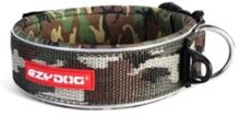 EzyDog Neo Wide Halsband - L - Groen Camouflage