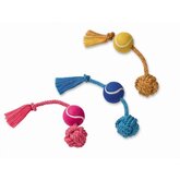 SPEELTOUW MET TENNISBAL ROZE