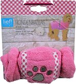 Lief! - Hondenbadjas Girls - XS - 30-45cm