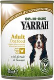 Yarrah Biologische Hondenvoer - Brokjes In Saus Kip Met Brandnetel & Tomaat - 12 St à 405 gr