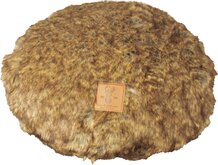 Boony ligkussen rond 45cm bruin kat of hond