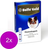 Bolfo Gold Hond 40 - Anti vlooienmiddel - 2 x 4 stuks 0 - 4 Kg