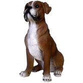 Tuinbeeldje Boxer hond 25 x 12 x 20 cm