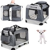 Opvouwbare honden transportbox maat S