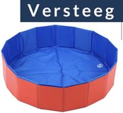 Hondenzwembad van Versteeg® - Rood - Honden Bad - Verkoeling Hond - Zwembad
