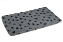 Vetbed bench voetprint grijs 121x78 cm