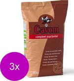 Cavom Compleet Pup/Junior - Rund & Vlees - Hondenvoer - 3 x 20 kg