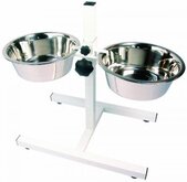 Rosewood H Standaard - Hondenvoerbak / Drinkbak - Wit - 21 cm