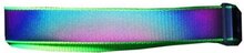 Go walk halsband voor hond  reflecterend met led regenboog 50-60 cm