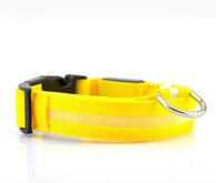 Halsband met ledverlichting | geel | Medium