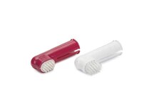 Beeztees plastic vinger tandenborstels. 2 stuks.
