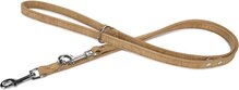 Beeztees leren dressuurlijn Cork. Naturel. 200 cm x 18 mm.