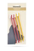 Beeztees plastic tandenborstels. 4 stuks.