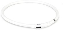 Veiligheidshalsband met USB wit max 70cm