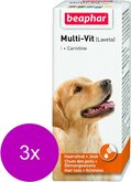 Beaphar Laveta Hond Carnithine - Voedingssupplement - Huid - Vacht - 3 x 50 ml