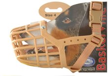 Baskerville Muilkorf nr. 4 - Hond - Lengte 6 cm - Omtrek 23 cm - Voor Cavalier Spaniel