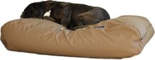 Dog's Companion® Hondenbed -  M - 90 x 70 cm - Taupe Leather Look