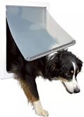Trixie 2-weg Hondenluik - Kunststof - Wit  - M-XL - 39 x 45 cm