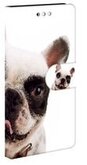 Wiko Ridge 4G Boekhoesje Hond met Opbergvakjes