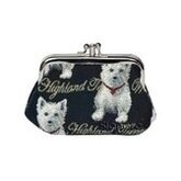 Gobelin - Klipportemonnee - Westie - Hondjes